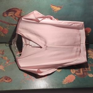 Brand New Never Worn Zara Peta Pink Blouse Size Small
